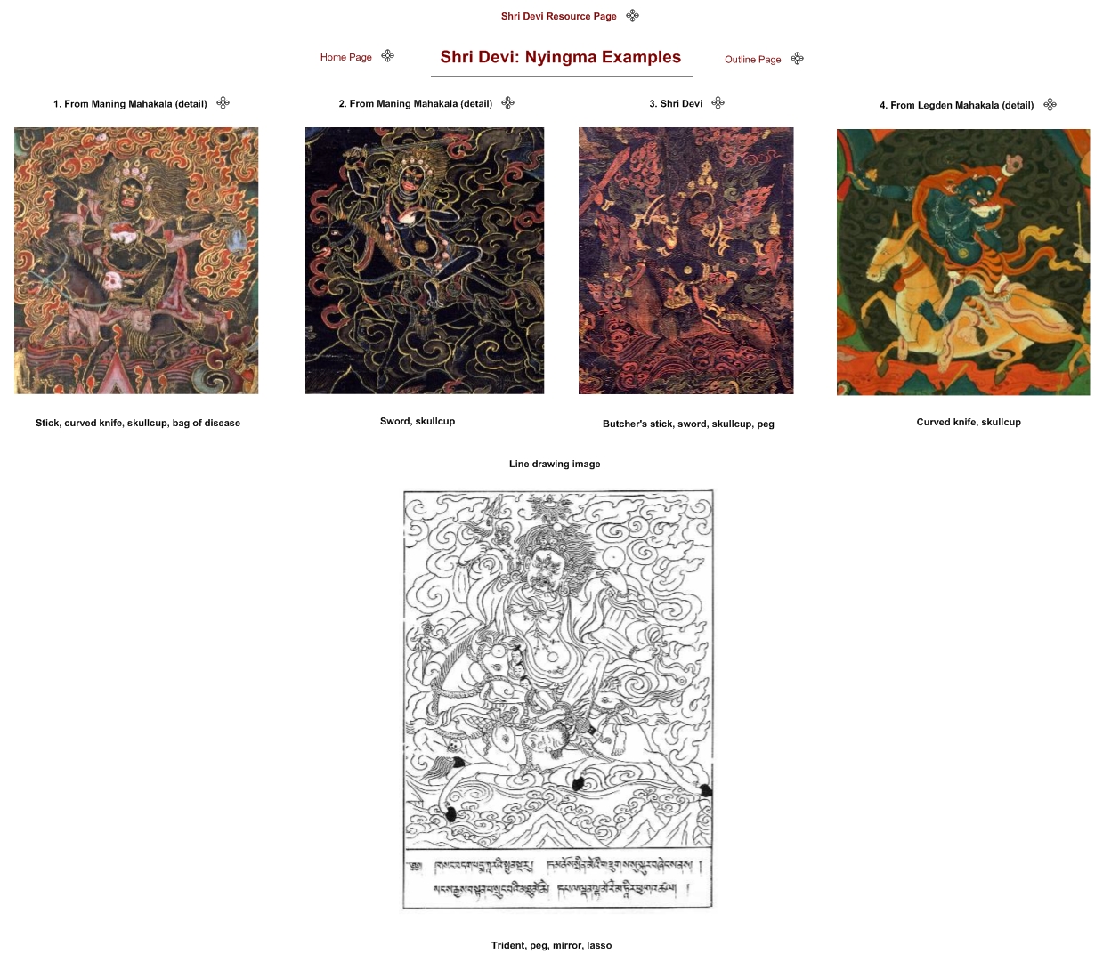 Shri Devi: Nyingma Examples